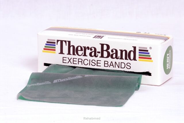 TAŚMA LATEKSOWA THERA BAND 5,5M ZIELONA