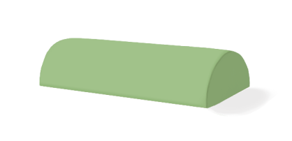 PÓŁWAŁEK REHABILITACYJNY 50x10x7 cm